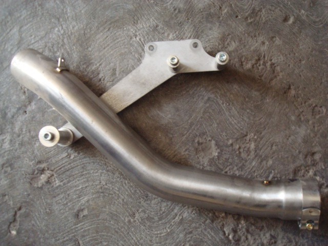 Escape Middle Pipe Tubo Hi Mount R1 R6 Cbr Zx Rr Motomaniaco