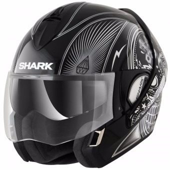 Casco Shark Evoline Evo Line 3 Abatible Solidos Motomaniaco