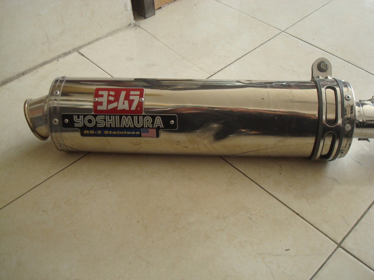 Escape Yoshimura Aluminio Oval R1 R6 Cbr Gsxr Rr Motomaniaco