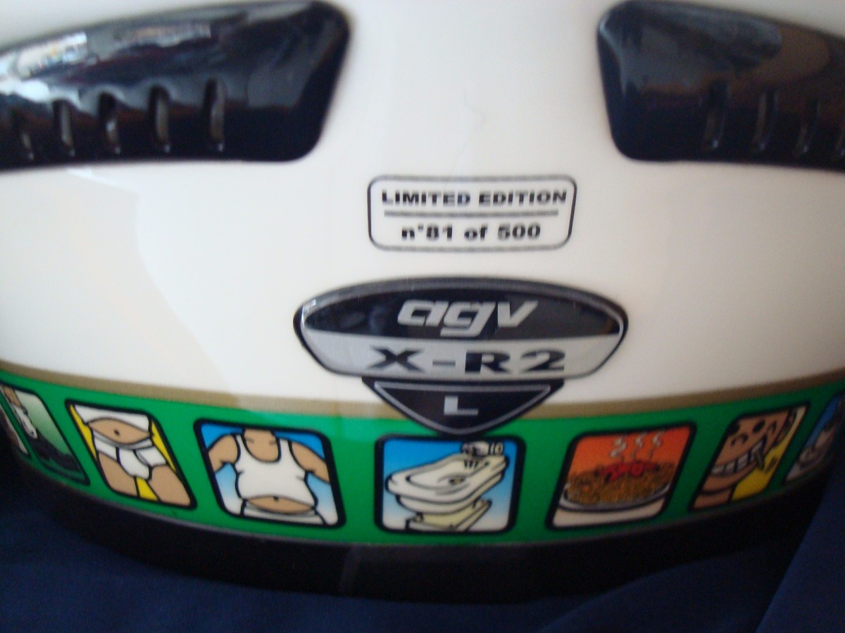 Cascos Agv X-r2 S4 Dragon Stealth Rossi Original Motomaniaco